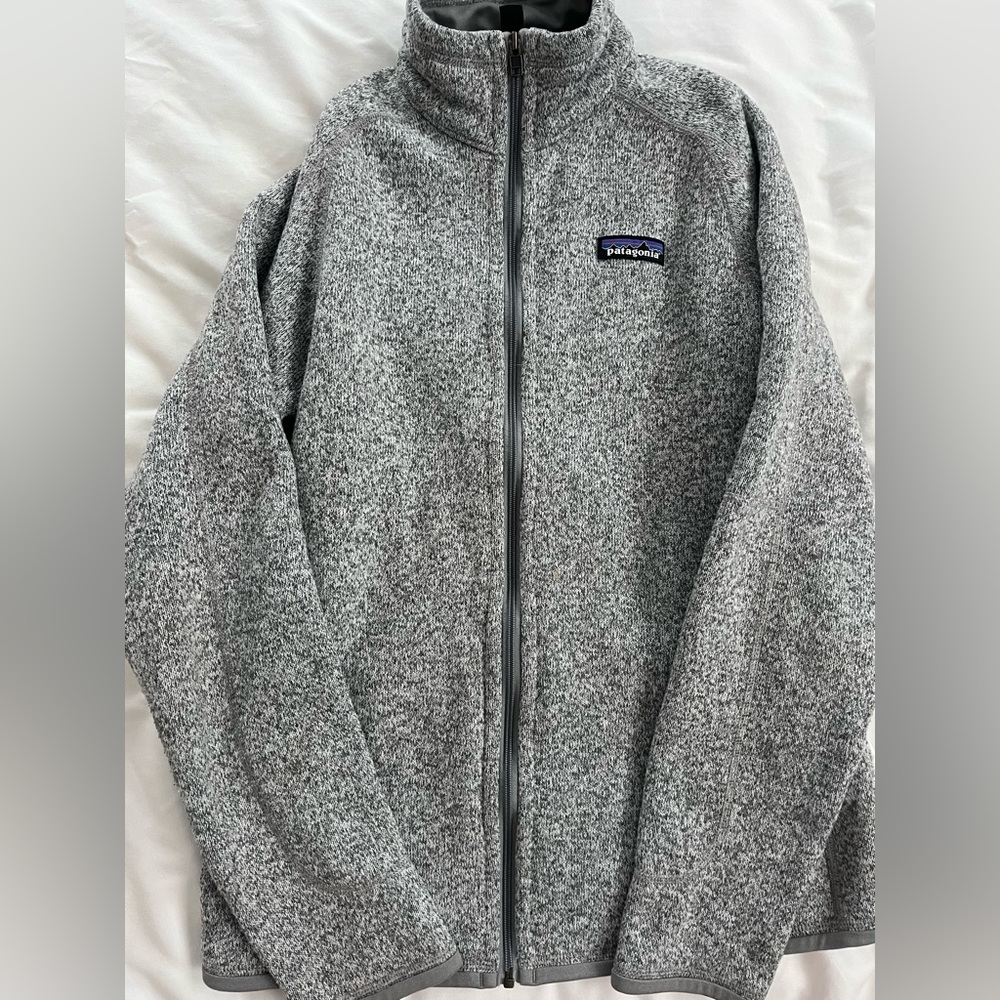Gray Patagonia Zip Up